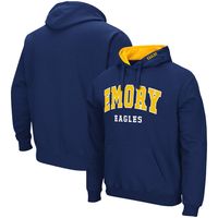 Men's Colosseum Navy Emory Eagles Isle Pullover Hoodie