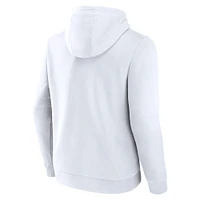 Men's Fanatics  White Emory Eagles Primary Logo Pullover Hoodie