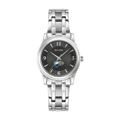 Emory Eagles Bulova Women's Stainless Steel Corporate Collection Watch - Black