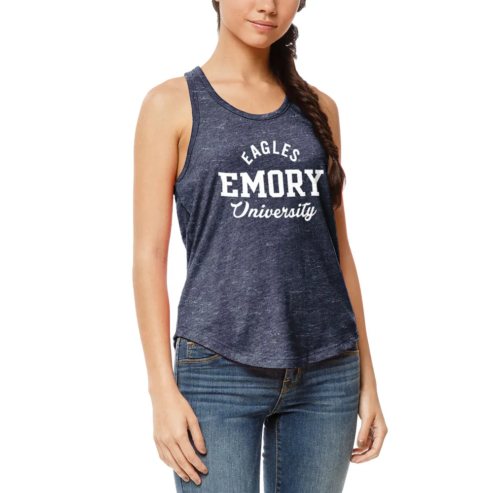 Lids Emory Eagles League Collegiate Wear Women's Intramural Racerback Tank  Top - Heathered Navy