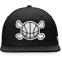 Casquette Snapback Fanatics Black Enemies Core pour hommes