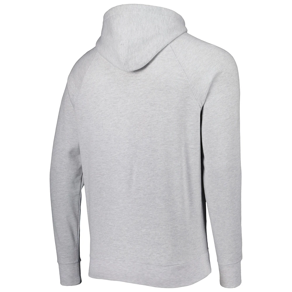 Chandail à capuchon raglan Tri-Blend Homage Enemies gris pour hommes