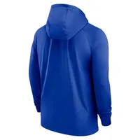 Veste de survêtement zippée à capuche et Nike pour homme l'équipe nationale d'Angleterre Strike - Bleu