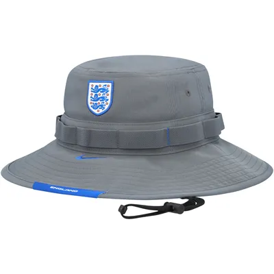 Men's Nike Gray England National Team Boonie Tri-Blend Performance Bucket Hat