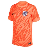 Maillot de stade réplique gardien but Nike orange l'équipe nationale d'Angleterre 2024 pour homme