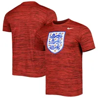 Men's Nike Red England National Team Primary Logo Velocity Legend Performance T-Shirt