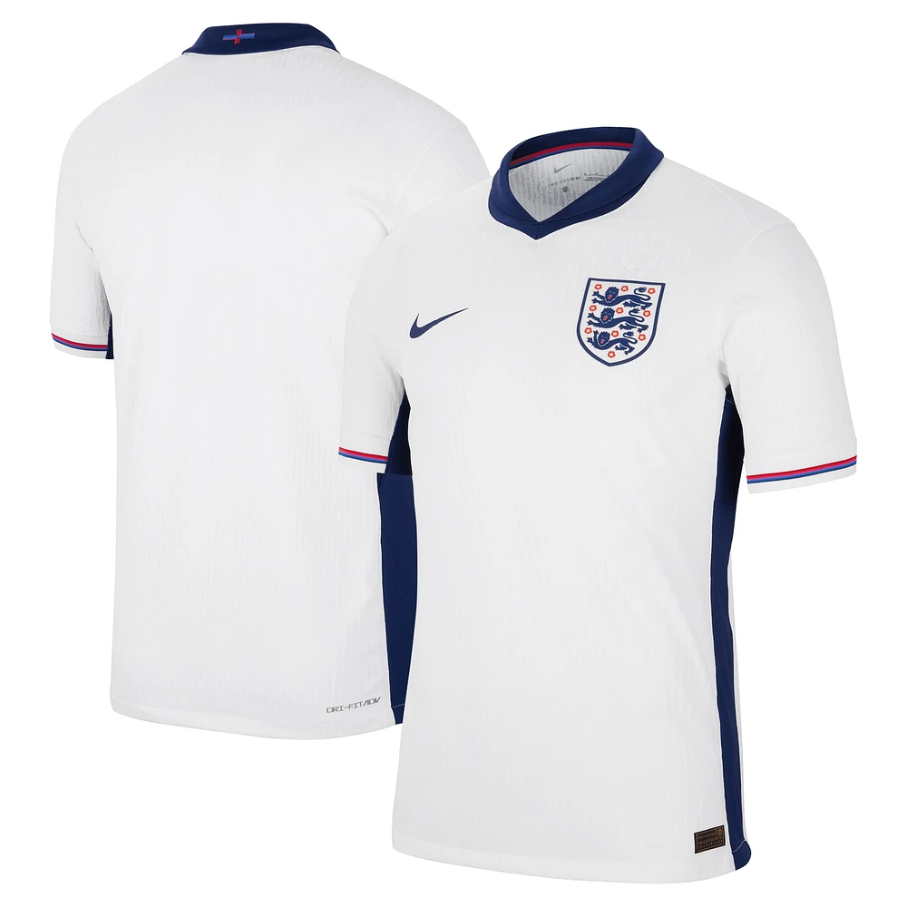 Men's Nike  White England National Team 2024 Home Authentic Blank Jersey