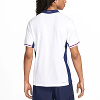 Men's Nike  White England National Team 2024 Home Authentic Blank Jersey