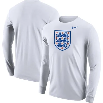 England National Team Nike Core Long Sleeve T-Shirt - White