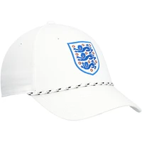 Casquette réglable Nike pour homme de l'équipe nationale d'Angleterre de golf Legacy91 blanche