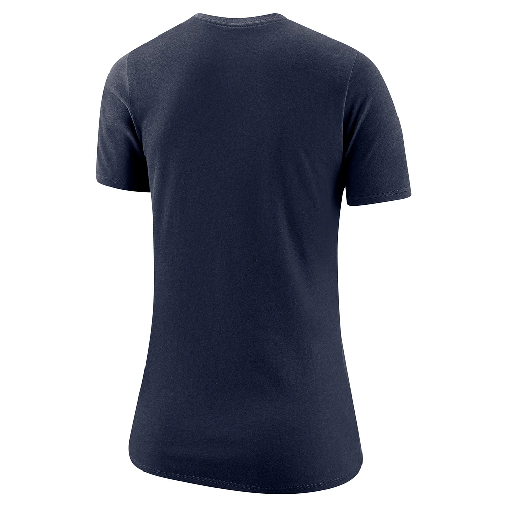 T-shirt Nike bleu marine avec logo de l'équipe nationale d'Angleterre pour femme