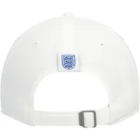 Casquette réglable Nike blanche pour femme de l'équipe nationale d'Angleterre Campus