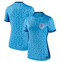 Women's Nike Light Blue England National Team 2023 Away Stadium Replica Jersey