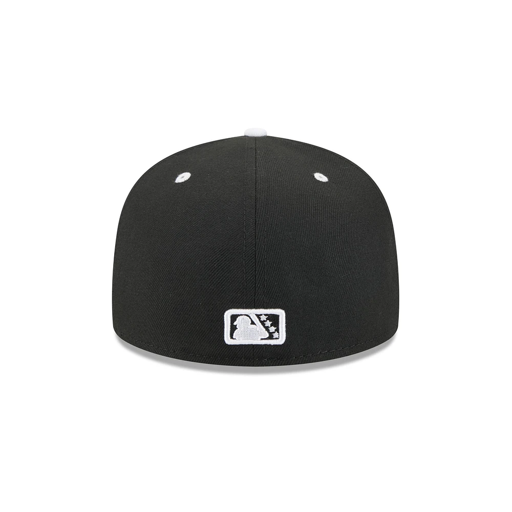 Casquette ajustée 59FIFTY noire New Era pour homme, thème Erie SeaWolves
