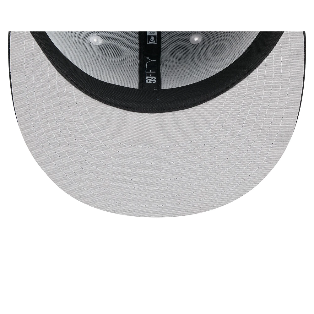 Casquette ajustée 59FIFTY noire New Era pour homme, thème Erie SeaWolves
