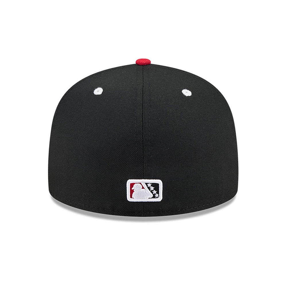 Casquette ajustée 59FIFTY noire New Era pour homme, thème Erie SeaWolves