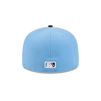 Casquette ajustée 59FIFTY bleu clair pour homme New Era Erie SeaWolves Theme Nights