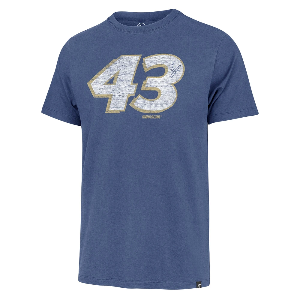 T-shirt bleu pour homme « 47 » Erik Jones Driver Franklin