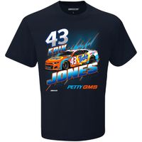 Men's Checkered Flag Navy Erik Jones Tide 1-Spot Car T-Shirt