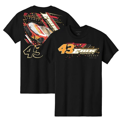 T-shirt noir pour hommes, collection LEGACY Motor Club Team, Erik Jones Family Dollar Car