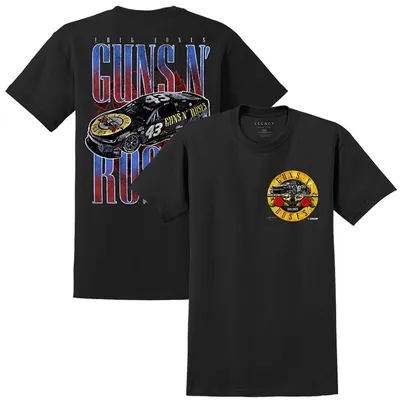 Erik Jones LEGACY Motor Club Team Collection Guns N' Roses Band Car T-Shirt - Black