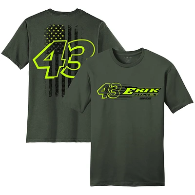 Men's LEGACY Motor Club Team Collection  Green Erik Jones Flag T-Shirt