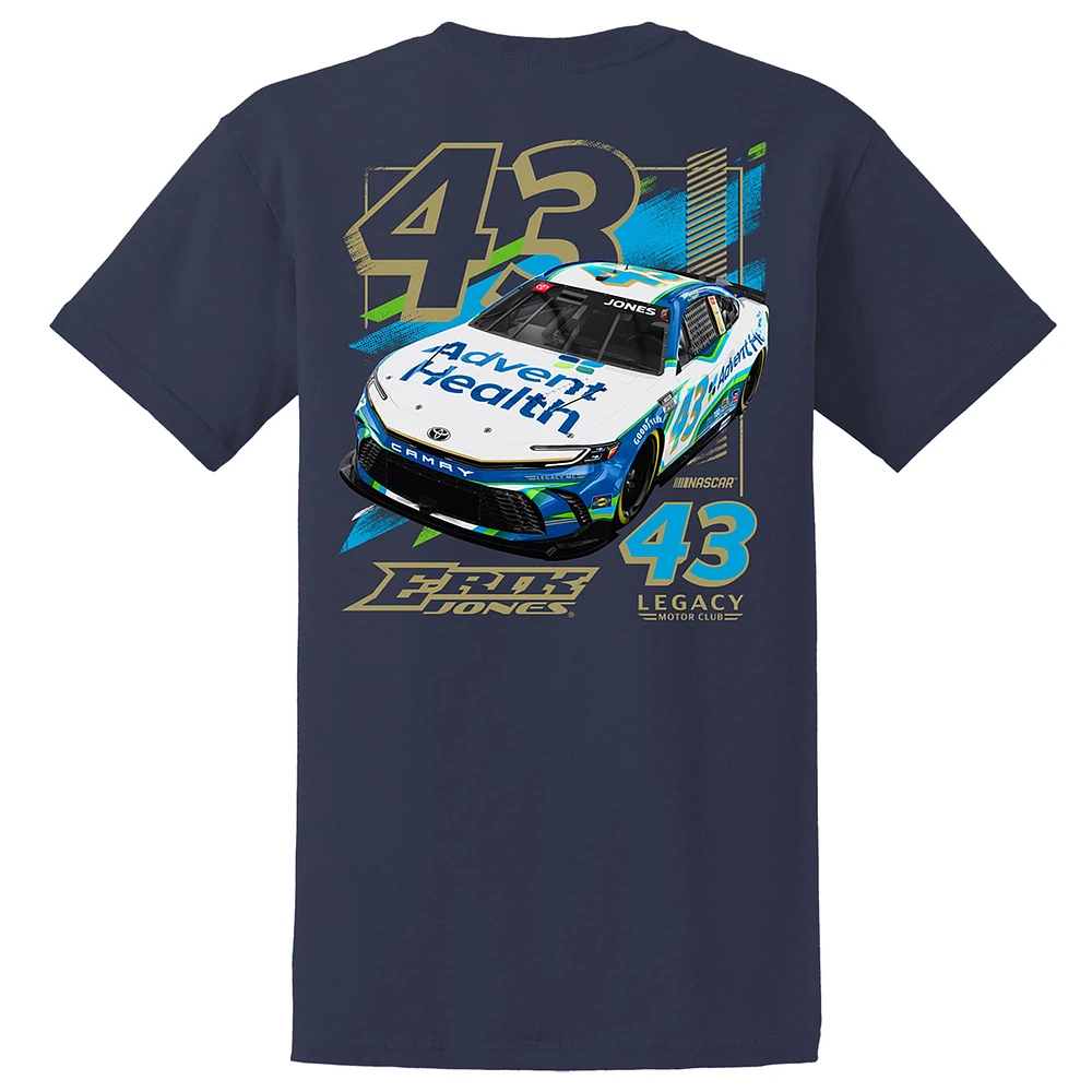 Men's LEGACY Motor Club Team Collection Navy Erik Jones Advent Health Car T-Shirt