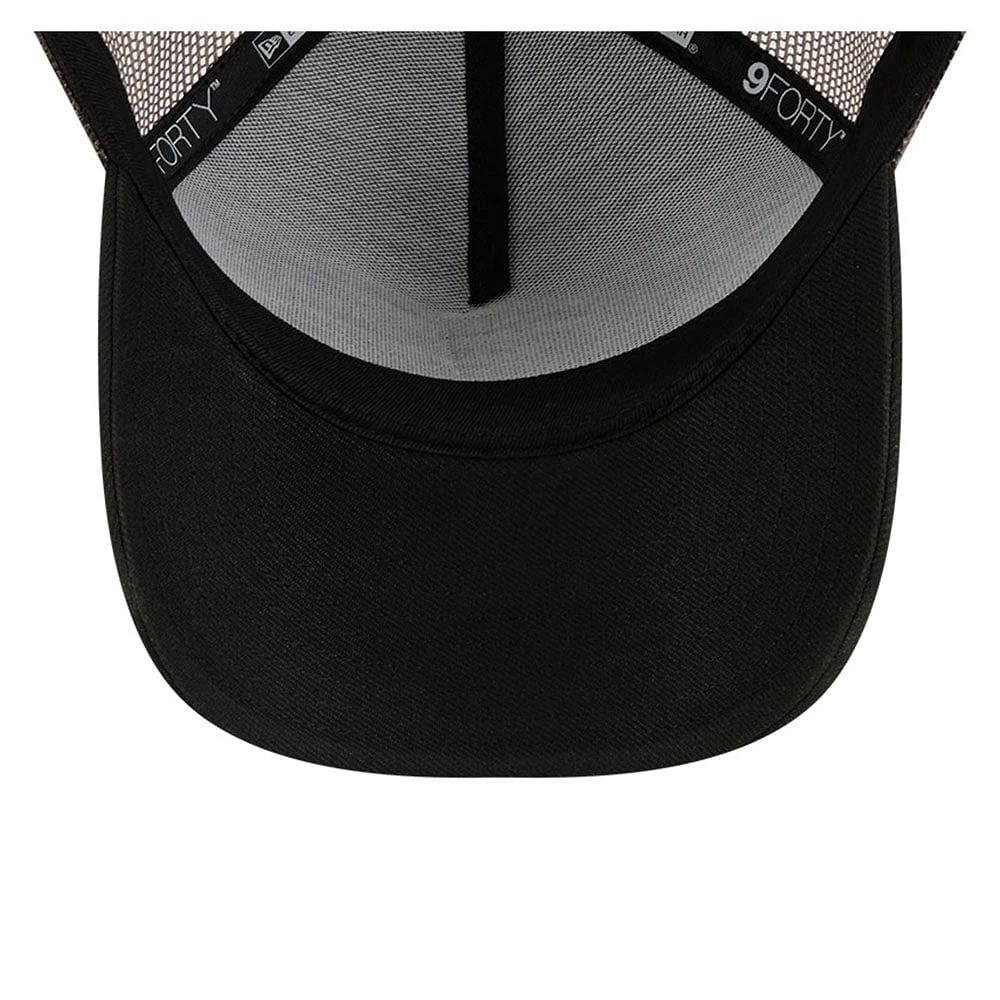 Men's New Era  Black Erik Jones  Camo 9FORTY A-Frame Trucker Adjustable Hat