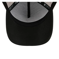 Men's New Era  Black Erik Jones  Camo 9FORTY A-Frame Trucker Adjustable Hat