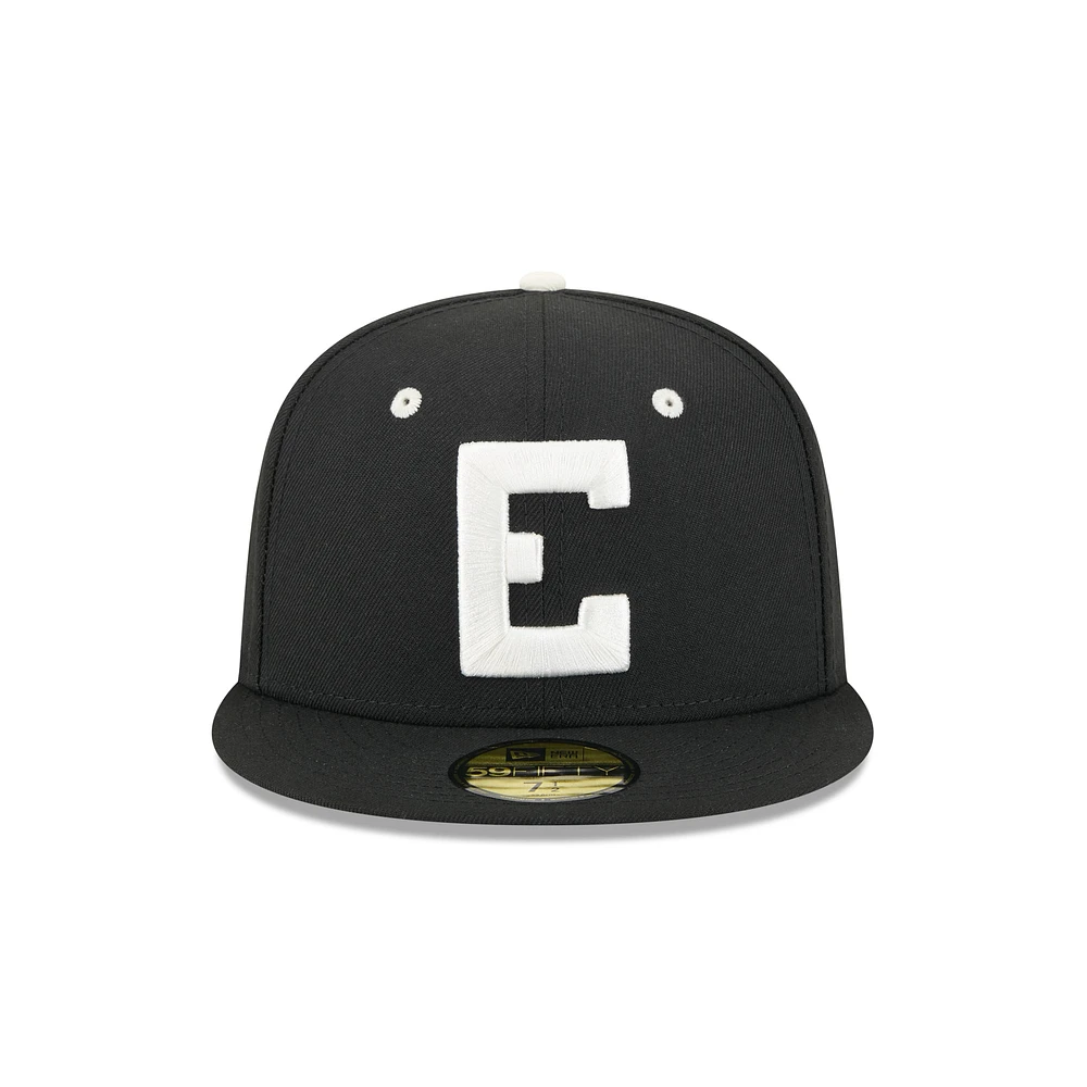 Men's New Era  Black Eugene Emeralds Theme Nights 59FIFTY Fitted Hat