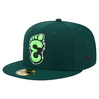Men's New Era  Green Eugene Emeralds Authentic Collection 59FIFTY Fitted Hat
