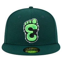 Men's New Era  Green Eugene Emeralds Authentic Collection 59FIFTY Fitted Hat