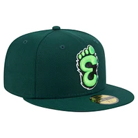 Men's New Era  Green Eugene Emeralds Authentic Collection 59FIFTY Fitted Hat