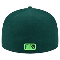 Men's New Era  Green Eugene Emeralds Authentic Collection 59FIFTY Fitted Hat