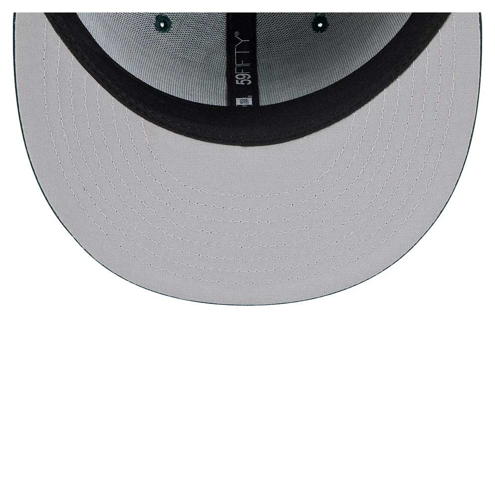 Men's New Era  Green Eugene Emeralds Authentic Collection 59FIFTY Fitted Hat
