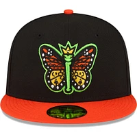 Men's New Era Black Eugene Emeralds Copa De La Diversion 59FIFTY Fitted Hat