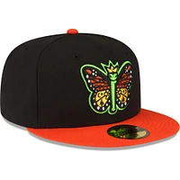 Men's New Era Black Eugene Emeralds Copa De La Diversion 59FIFTY Fitted Hat