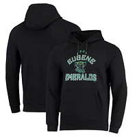 Under Armour Sweat à capuche en polaire raglan toute la journée Eugene Emeralds noir pour homme