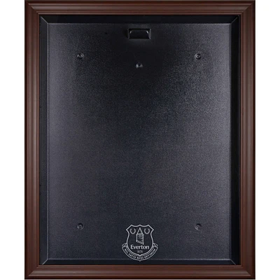 Vitrine de présentation encadrée avec logo de l'équipe Everton Brown