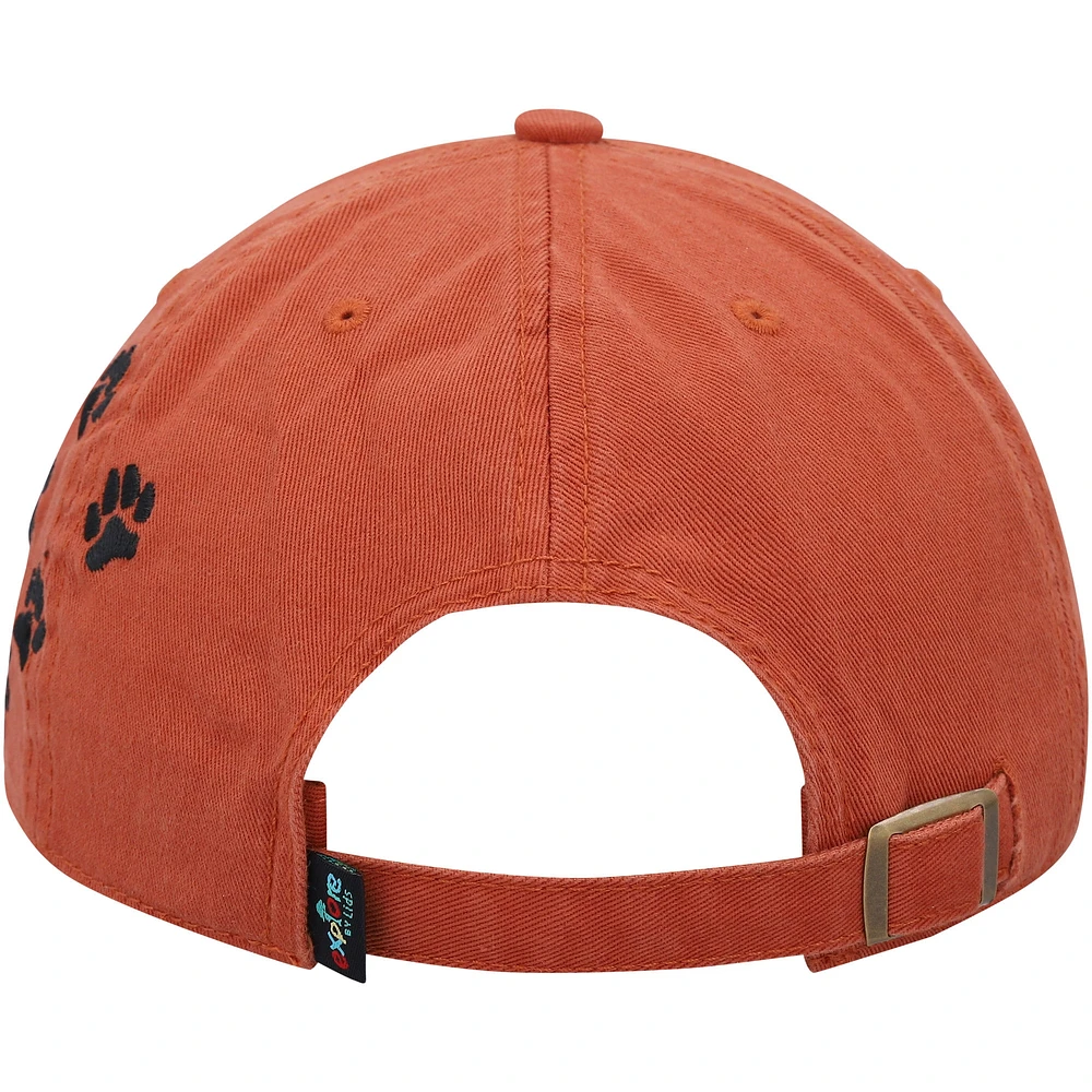 Men's Explore Orange Tiger Dad Adjustable Hat