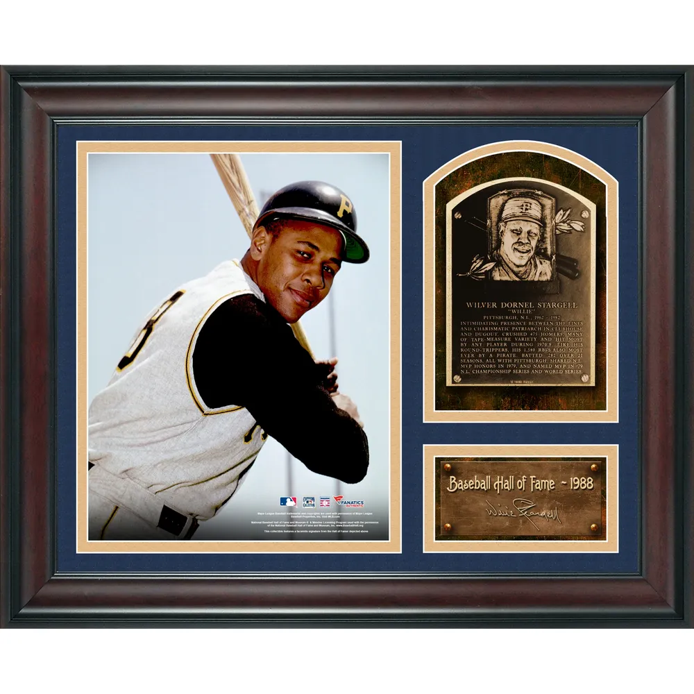 Lids Willie Stargell Pittsburgh Pirates Fanatics Authentic Framed 15 x 17  Baseball Hall of Fame Collage with Facsimile Signature