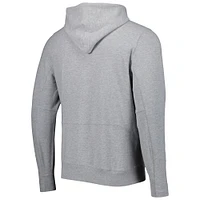 Sweat à capuche zippé quart de tour B. Draddy pour homme, gris chiné, Fanatics Corporate The Proctor