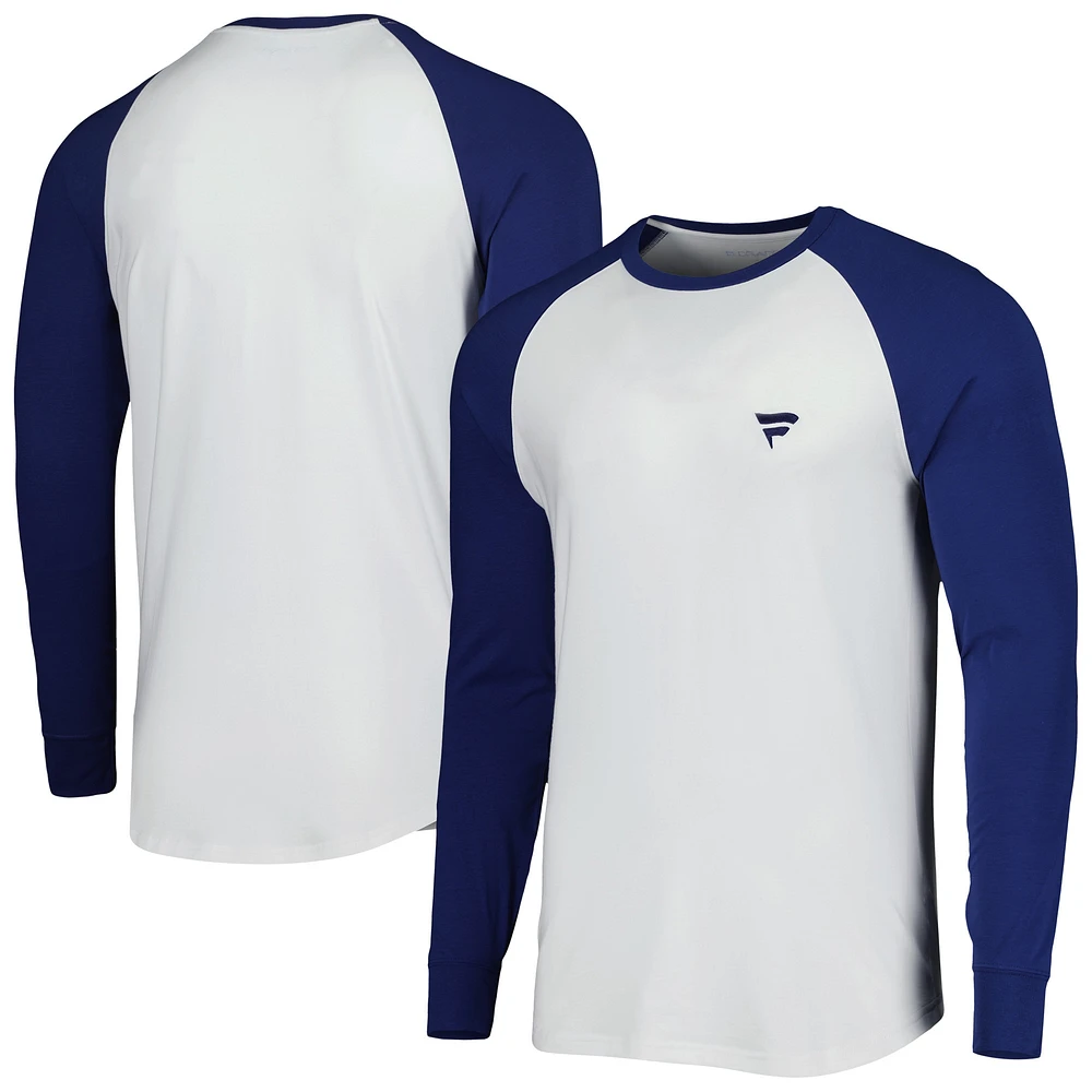 T-shirt à manches longues raglan Fanatics Corporate Say Hey Willie pour homme B. Draddy Royal/White