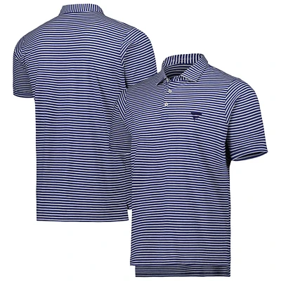 Polo rayé Tommy Fanatics Corporate pour homme B. Draddy Royal/White