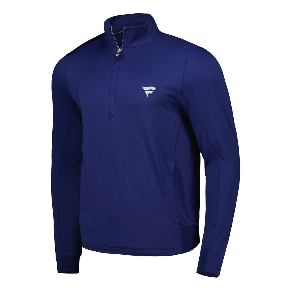 Men's B. Draddy Royal Fanatics Corporate Blair Half-Zip Jacket