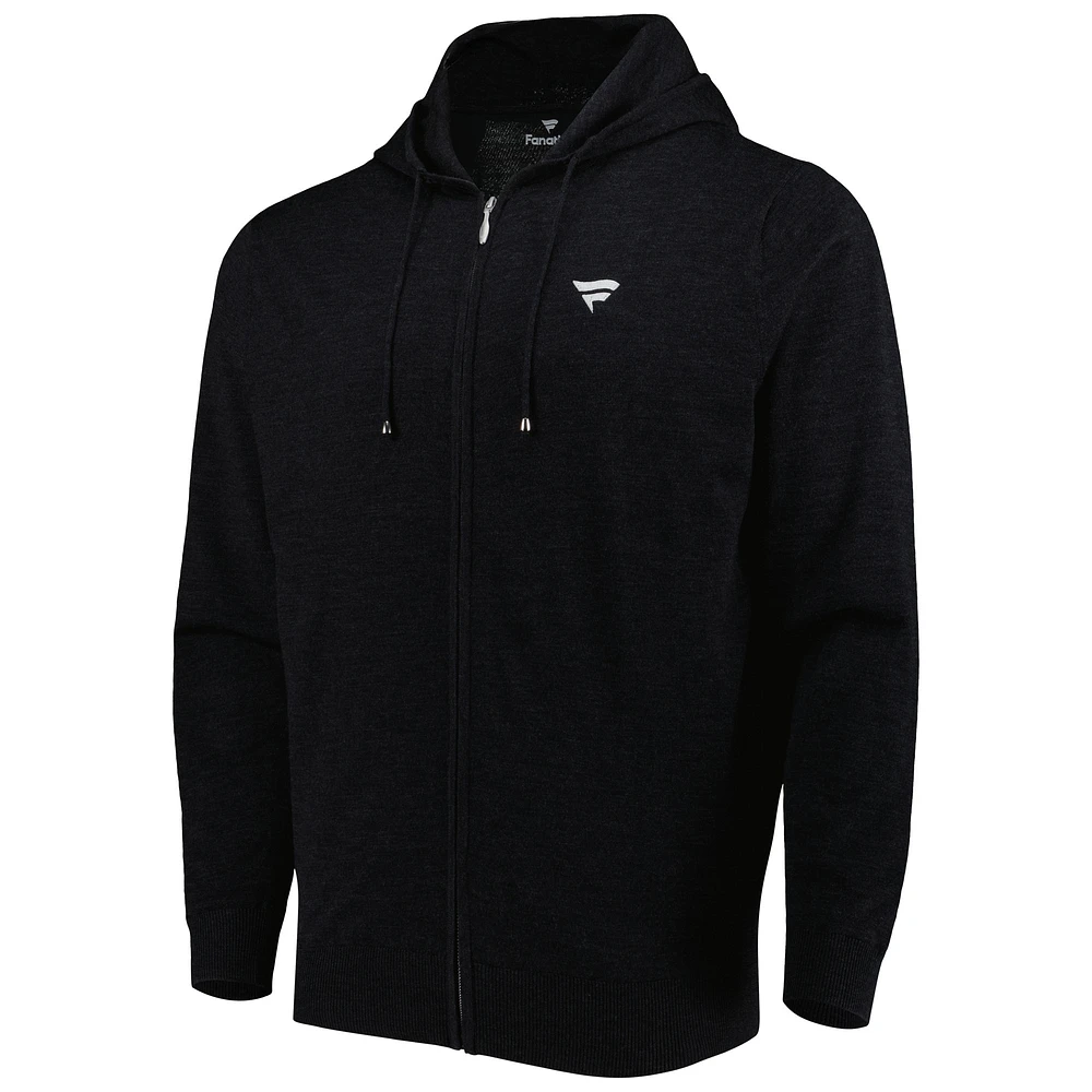 Sweat à capuche entièrement zippé Fanatics Corporate Chi-Town pour homme noir