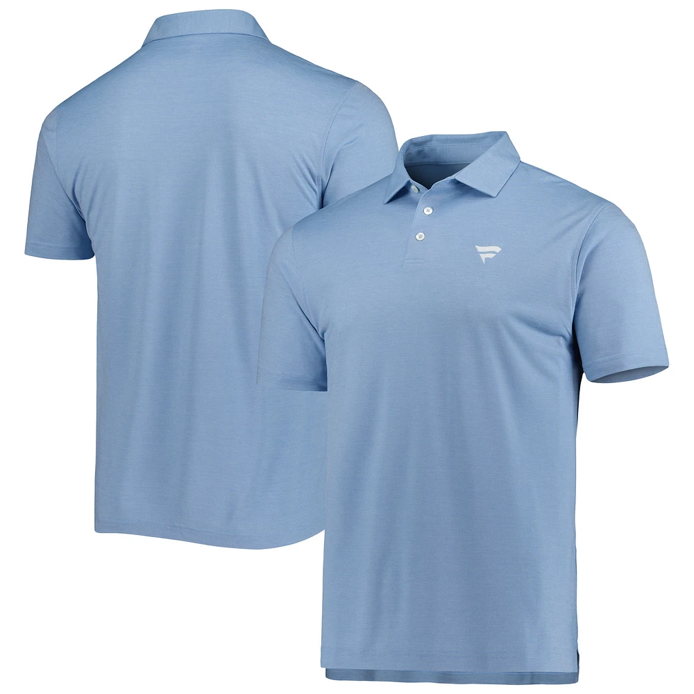 Polo bleu Fanatics Corporate The Butter Stripe Tri-Blend pour homme