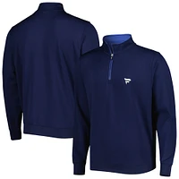 Men's Fairway & Greene Navy Fanatics Corporate Caves Quarter-Zip Top