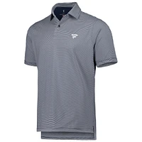 Men's Fairway & Greene Navy Fanatics Corporate Mini Stripe Jersey Polo