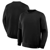 Men's Fanatics Corporate Black Legacy Fleece Crew Sweatshirt
